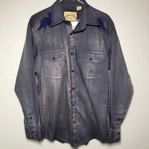 Lammles Cowboy Collection Button Down - Picture 2 of 9